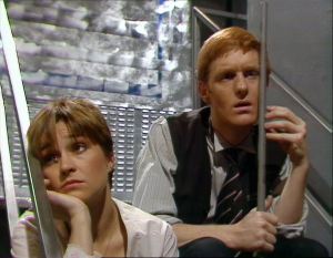 Tegan & Turlough have plenty to keep themselves busy and interested in Terminus
